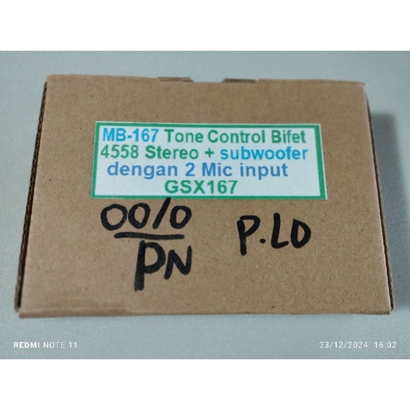 Kit Tone Control Bifet 4558 Stereo + Subwoofer