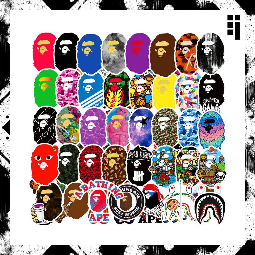 

Stiker Cutting Brand BATHING APE Vinyl