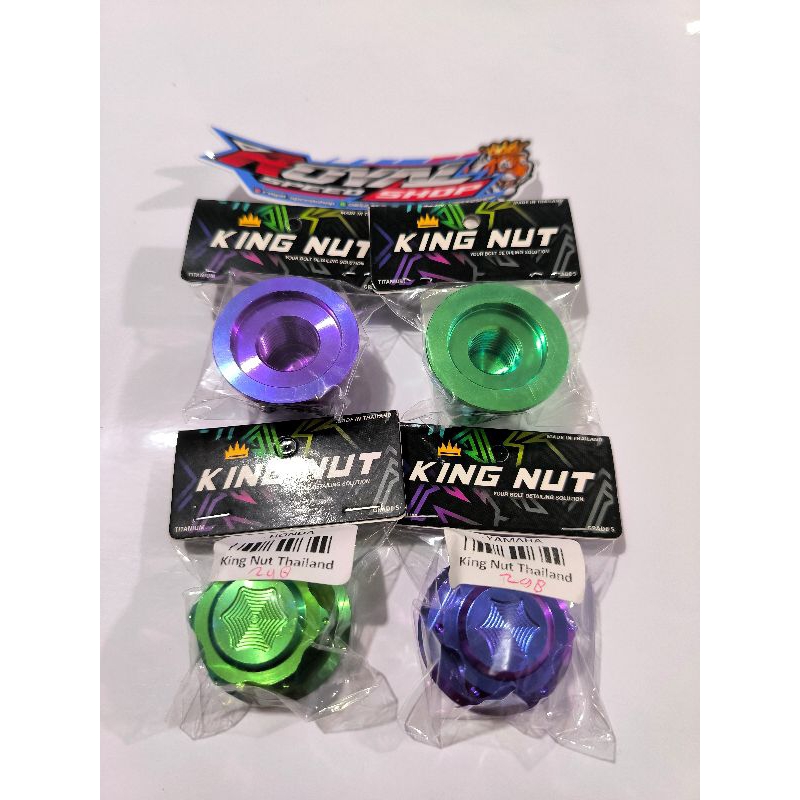 Mur as roda belakang Titanium Untuk motor metic Mur Titanium King nut Baut titanium king nut