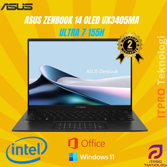 ASUS ZENBOOK 14 OLED UX3405MA - ULTRA 7 155H 32GB 1TB