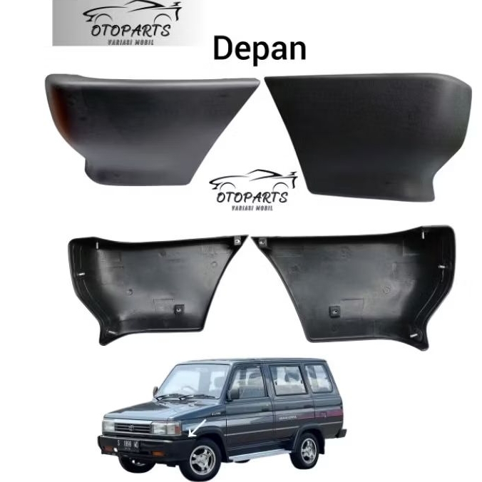 PAKET KUPING SAYAP BUMPER DEPAN BELAKANG MOBIL KIJANG GRAND