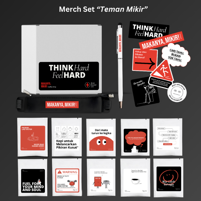 

Merchandise Makanya, Mikir!