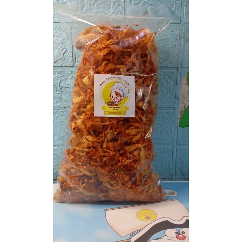 

keripik /keripik singkong pedas /keripik brekele/keripik viral //keripik pedas 500gr