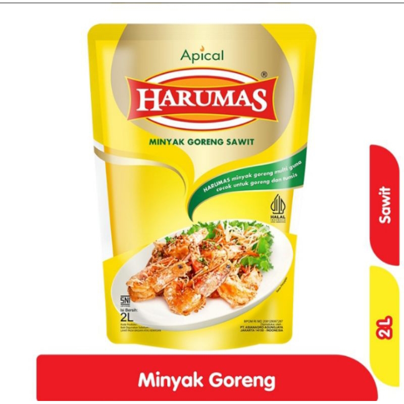 

Harumas Minyak Goreng Sawit Pouch 2L