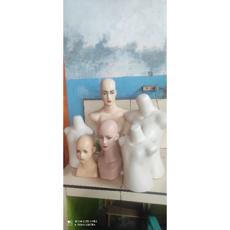 Manekin, badan dan kepala ( second )