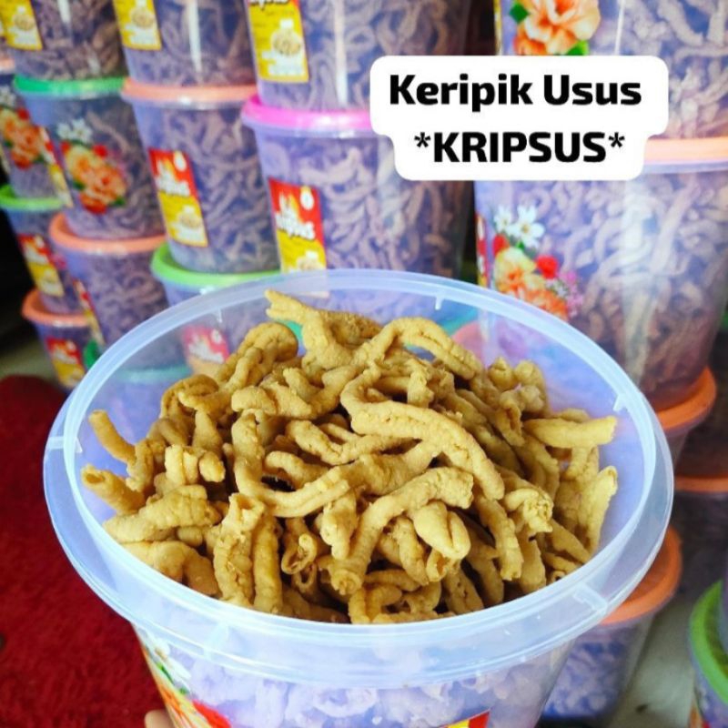 

KRIPSUS(KERIPIK USUS) FREE TOPLES BERAT -/+1Kg