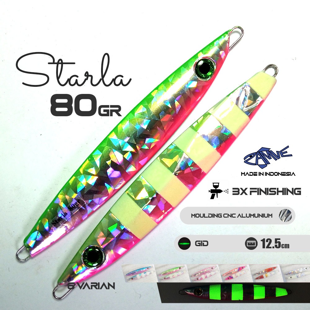Metal Jig Zamve Starla 80Gr Metal Jig 80Gr Metal Jig 80Gram