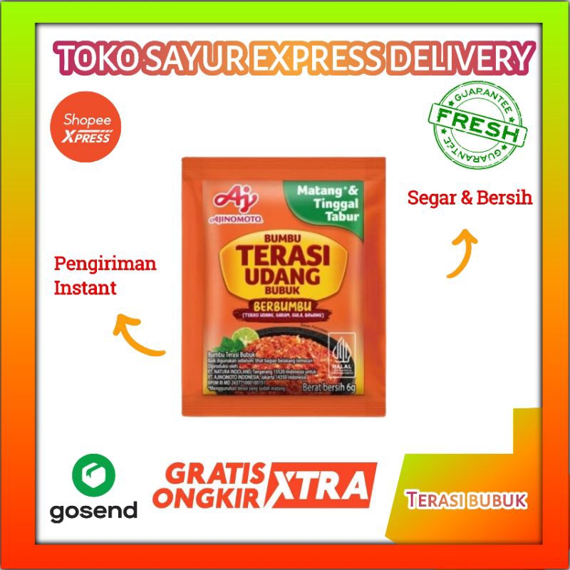 

Terasi Udang Bubuk - Bumbu Sayur Segar Palembang