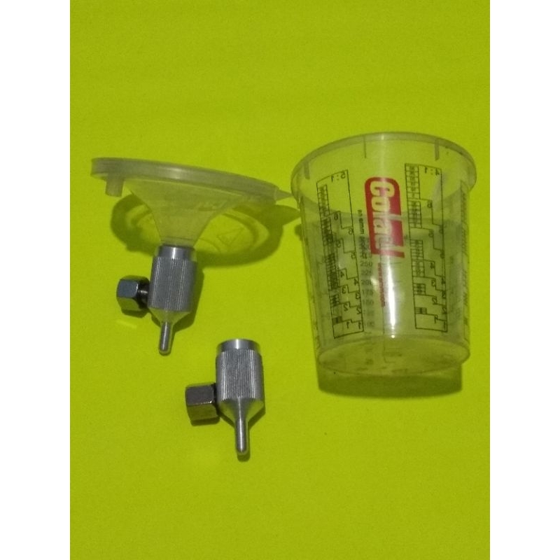 Adaptor spray gun all meiji lph50 italco w80 auarita &f.111 upgrade ke tabung coland