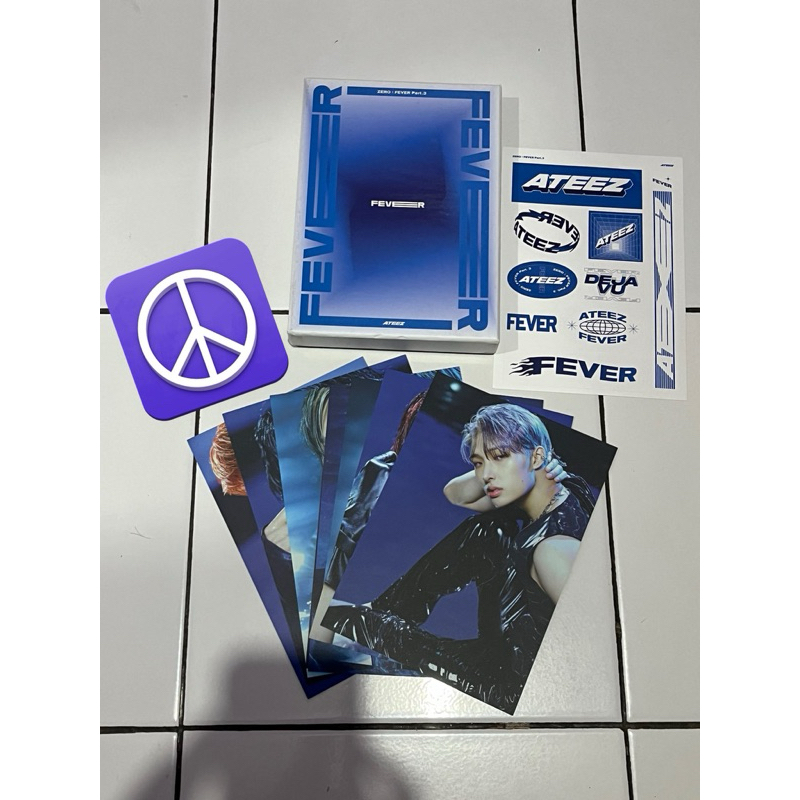 album & photocard ateez zero: fever part.3 dejavu