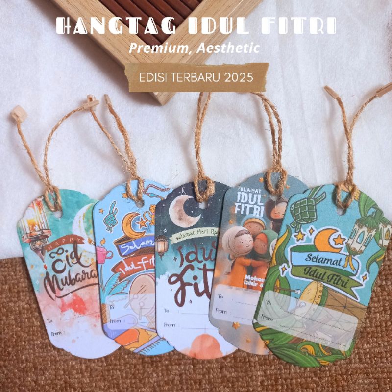 

[Harga Satuan] Hang tag Hampers Idul Fitri 2025 | Hang Tag Parsel Lebaran 2025