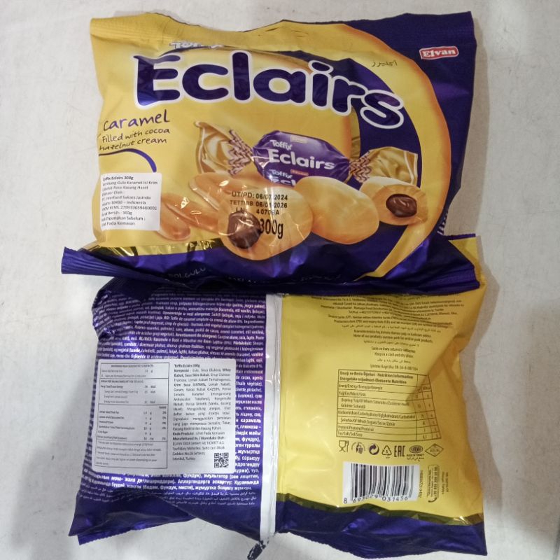 

fondante eclairs 350gr coklat turki coklat caramel