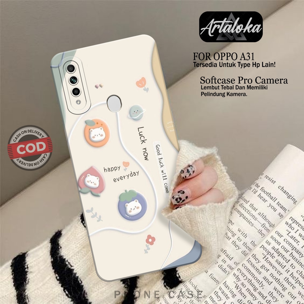 Case Hp Oppo A31 - Fashion Case Kartun - Softcase Oppo A31 - Casing Oppo A31 - Kesing Oppo A31 - Sil