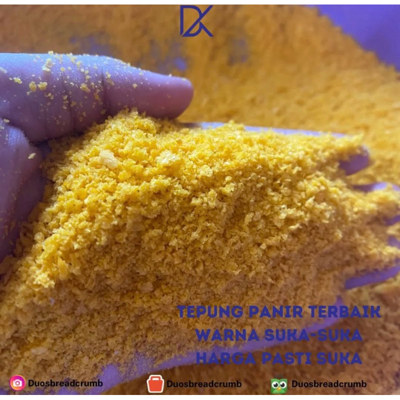 

Tepung Panir Kunyit 1 Kg by Duos Breadcrumb
