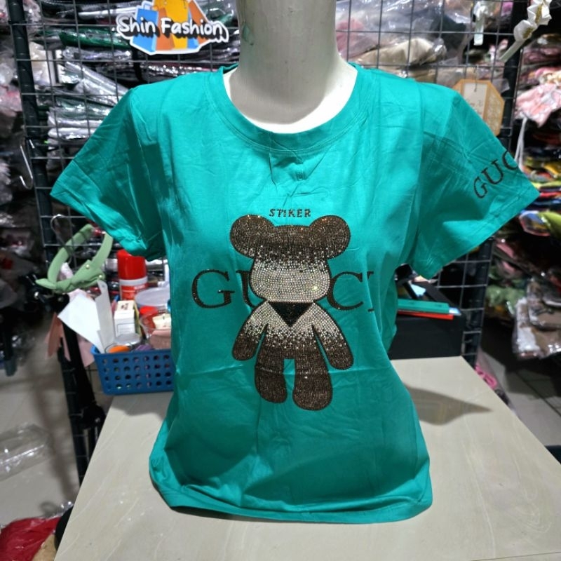 Olly Beauty Kaos Wanita Lengan Pendek Import Premium Kamaya