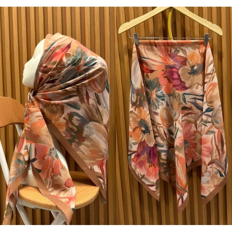 JILBAB SEGI 4 DENAY KW /KERUDUNG DENAY SEGI EMPAT DENAY KW SEGI 4 EMPAT KATUN MOTIF PREMIUM BUT*TON 