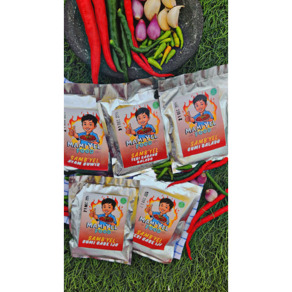 

BUNDLING 4 SAMBYEL Sambel Lauk Semua Rasa Semua Varian