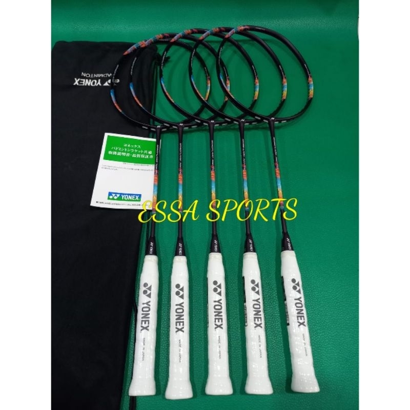 RAKET YONEX NANOFLARE 700 PRO JP CODE FREE SENAR GRIP DAN ONGKOS PASANG