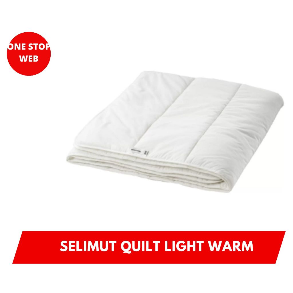 SMAS Selimut Duvet Sdkt Hangat Quilt Tipis Poliester Katun Light Warm Duvet Selimut Polos Isian Bed 