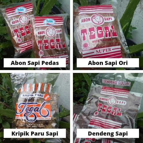 

Abon dan Dendeng Sapi cap Tegal