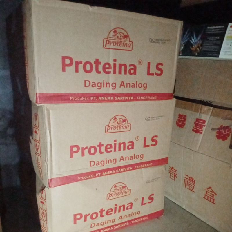

proteina Ls daging nabati per karton isi 24 pcs