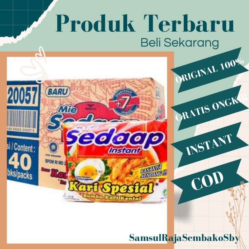 

Mie sedaap kari spesial 1dus