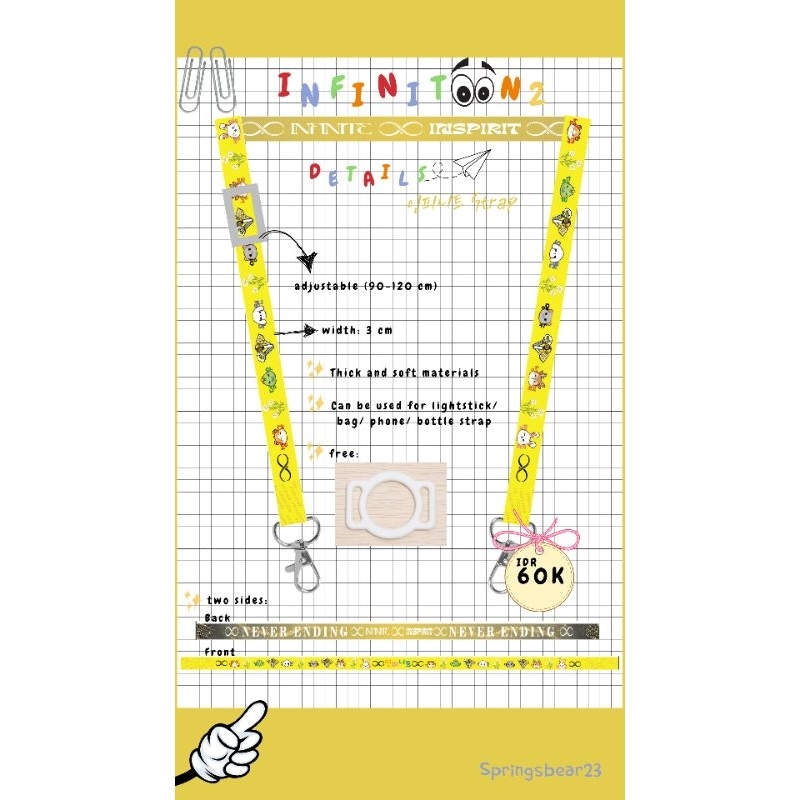 [PRE-ORDER] INFINITOON 2 INFINITE Lightstick strap/ bucket hat/ Case/ phonegrip/ griptok