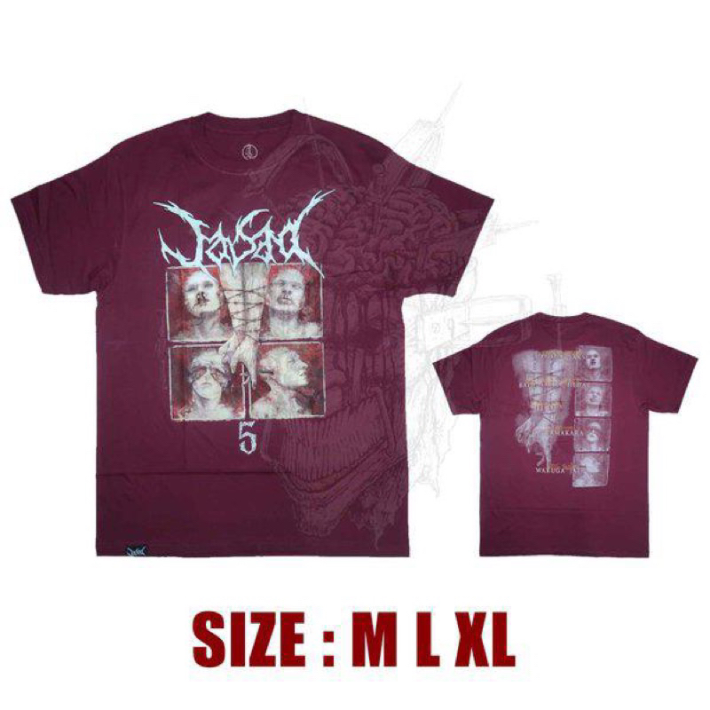 JASAD 5 marron art - TS TSHIRT ORIGINAL released By official band jasad