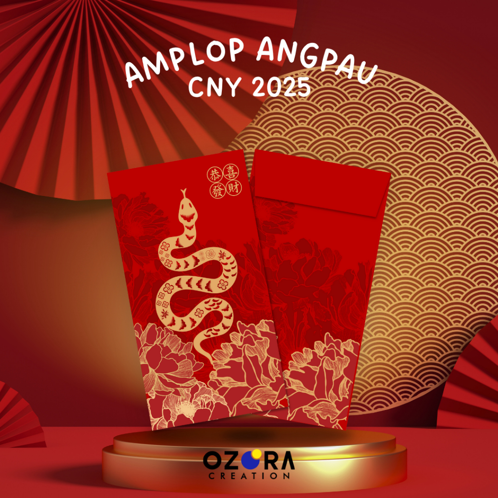 

Amplop Angpau Premium 2025 | CNY 2025 | Ukuran 9 cm x 17 cm | Isi 6 pcs | OZCNY03