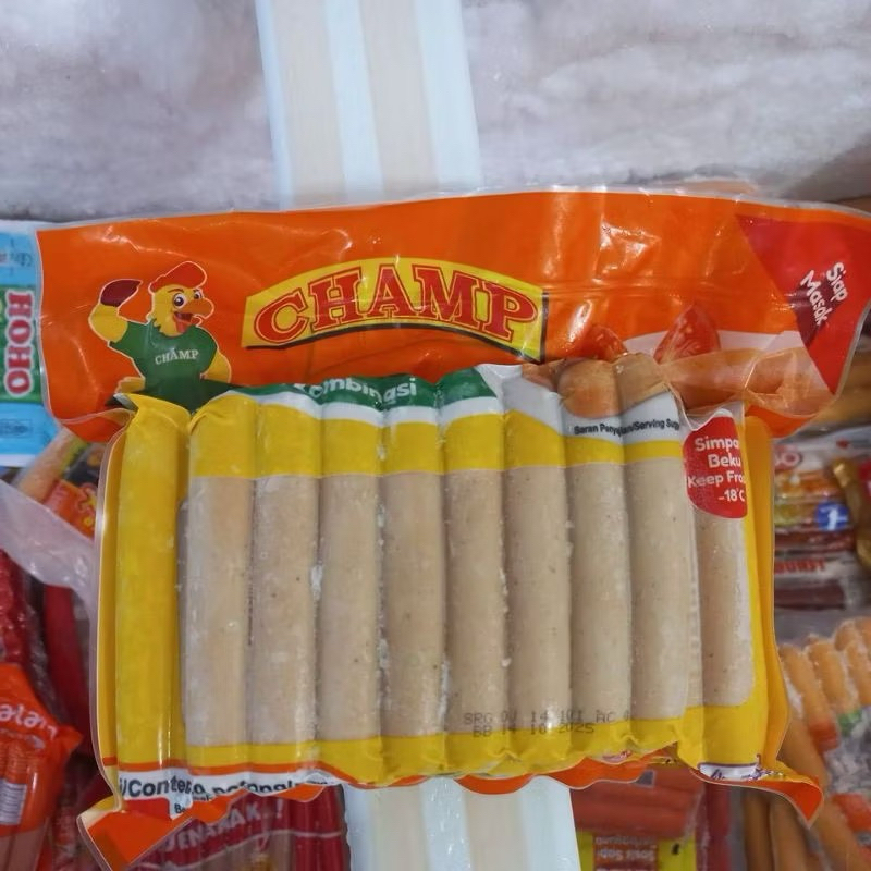 

Champ Sosis Ayam 1kg isi 40