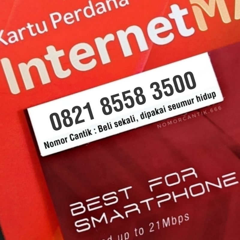 Nomor Cantik Kartu Perdana SimPATI dan As Telkomsel Combo Sakti 0821 8558 3500