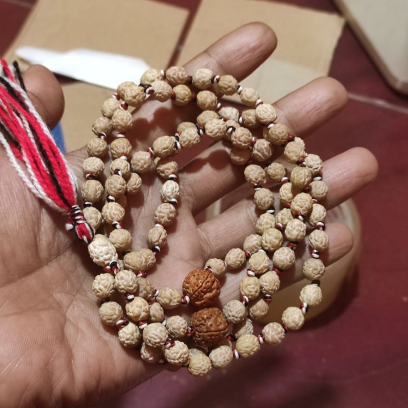 TASBIH BIJI BUAH BIDARA ARAB LILIT TALI TRIDATU ISI 99