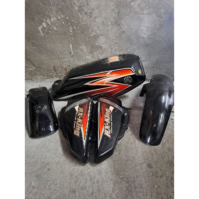 body set rx king 2003 original copotan warna hitam orange