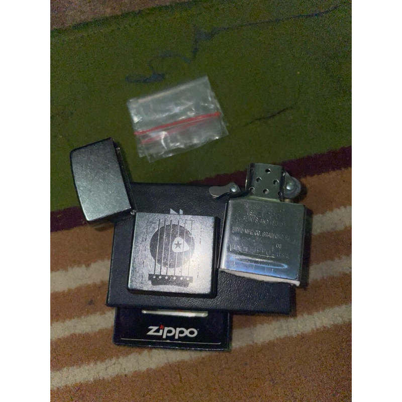 zippo marlboro guitar&pick street chrome