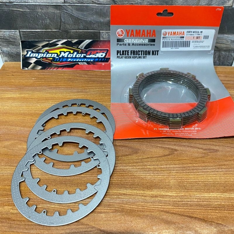 Yamaha kampas kopling + plat besi gesek set fizr f1zr force 1 crypton Vega lama vega r kotak Vega r 