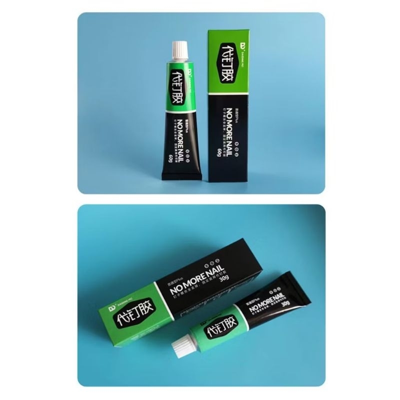 Lem Pengganti Paku Tembok 60g - Lem Serbaguna Super Kuat 60g - Lem Besi 60g