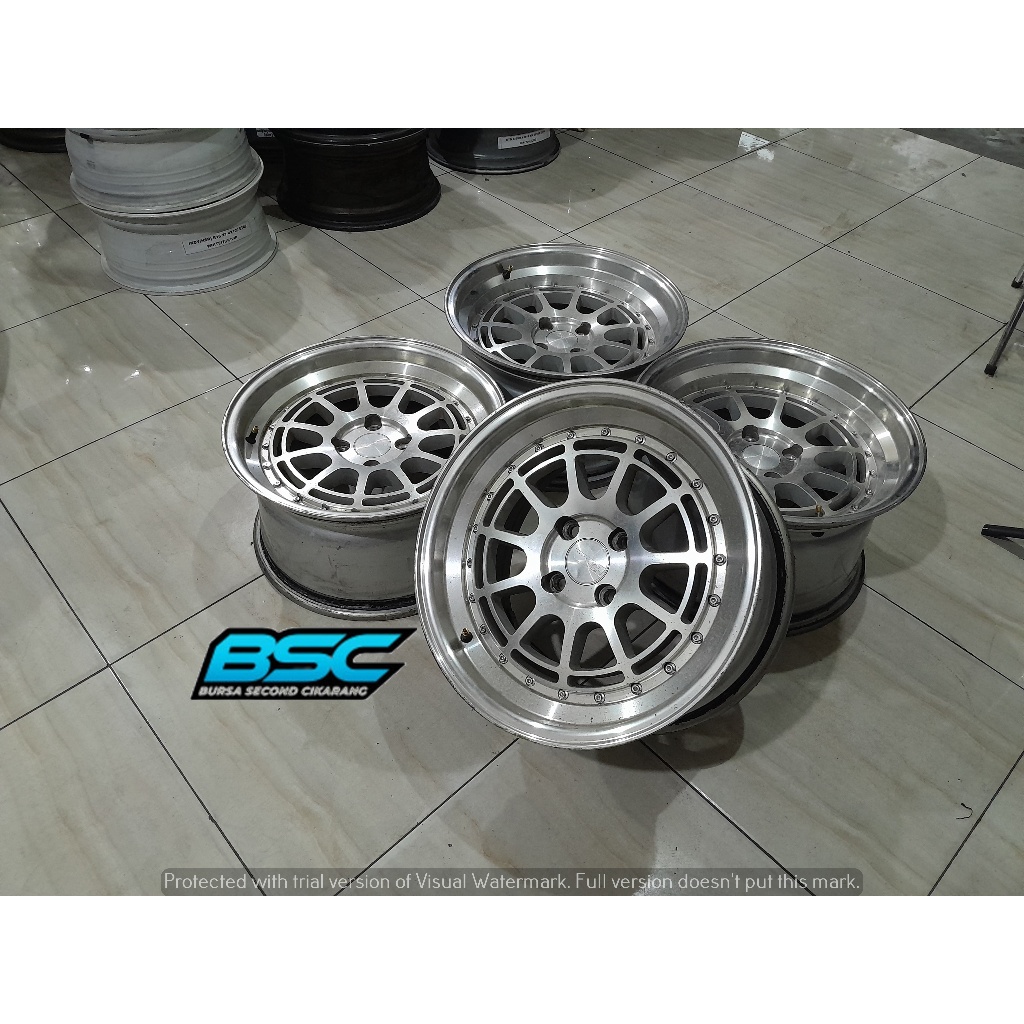 Velg Racing Celong Seken R16 HSR Edo Pcd 4x100 Ring 16 Buat Yaris Jazz Mobilio Jazz Calya Vios Pelek