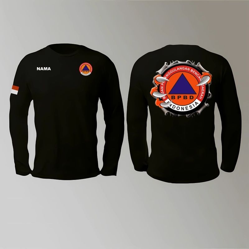 KAOS BPBD/KAOS BPBD TANGAN PANJANG