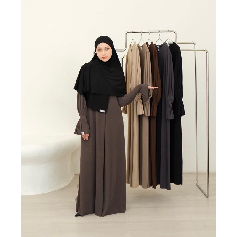 Pleats Dress by KHALEWALE