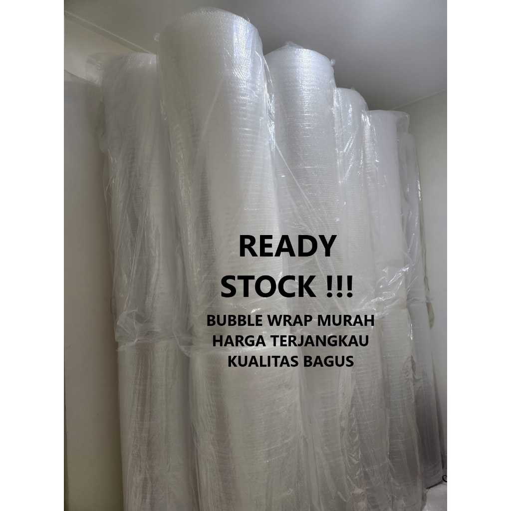 

BUBBLE WRAP BENING TRANSPARAN 2,1KG UKURAN 50MX125CM PLASTIK BUBBLE WRAP MURAH HARGA TERJANGKAU KUALITAS BAGUS