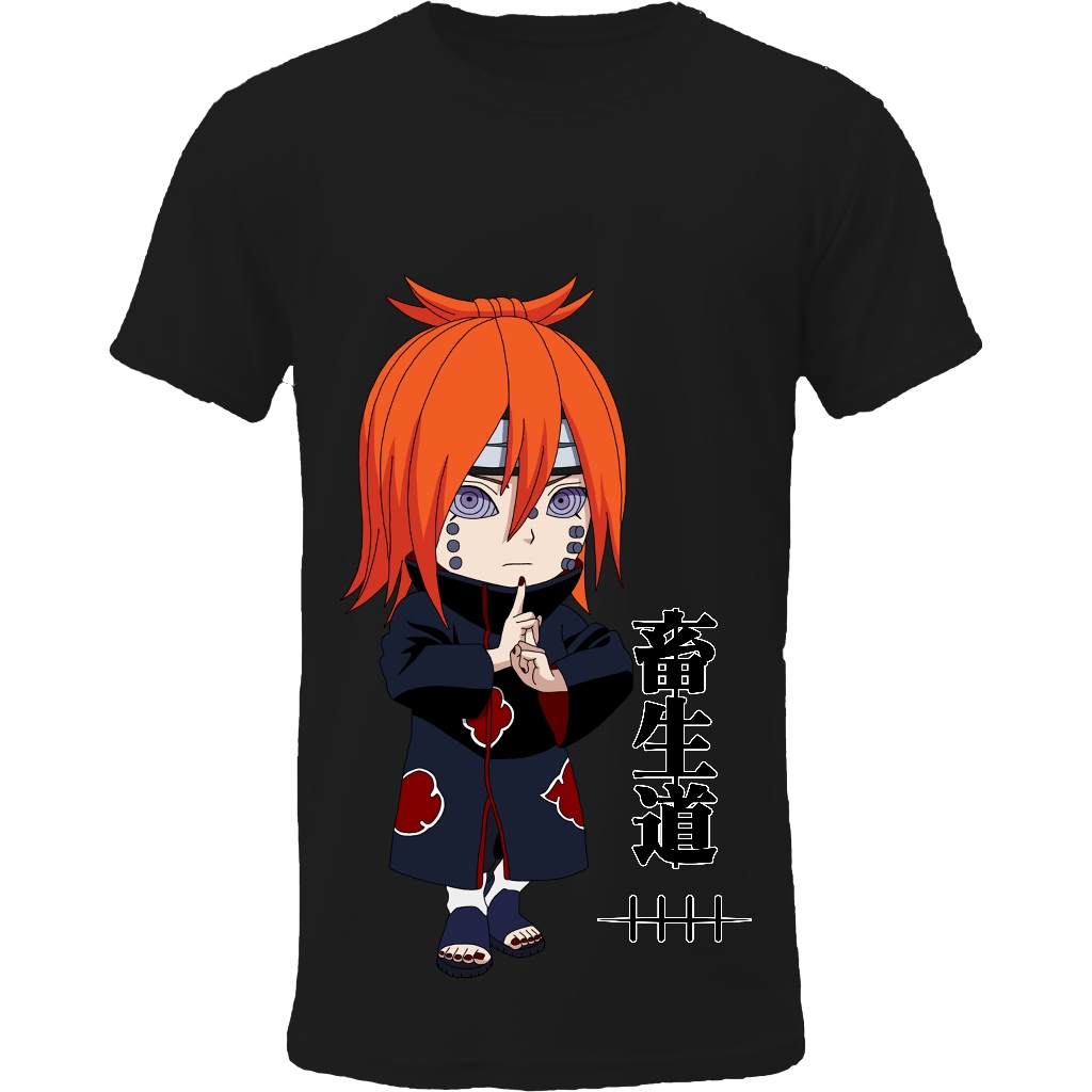 ECS T-shirts Casual Naruto Chibi Karakter Pain-Chikusudo