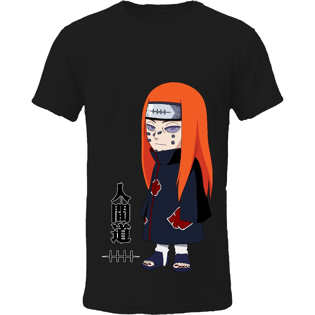 ECS T-shirts Casual Naruto Chibi Karakter Pain-Ningendo