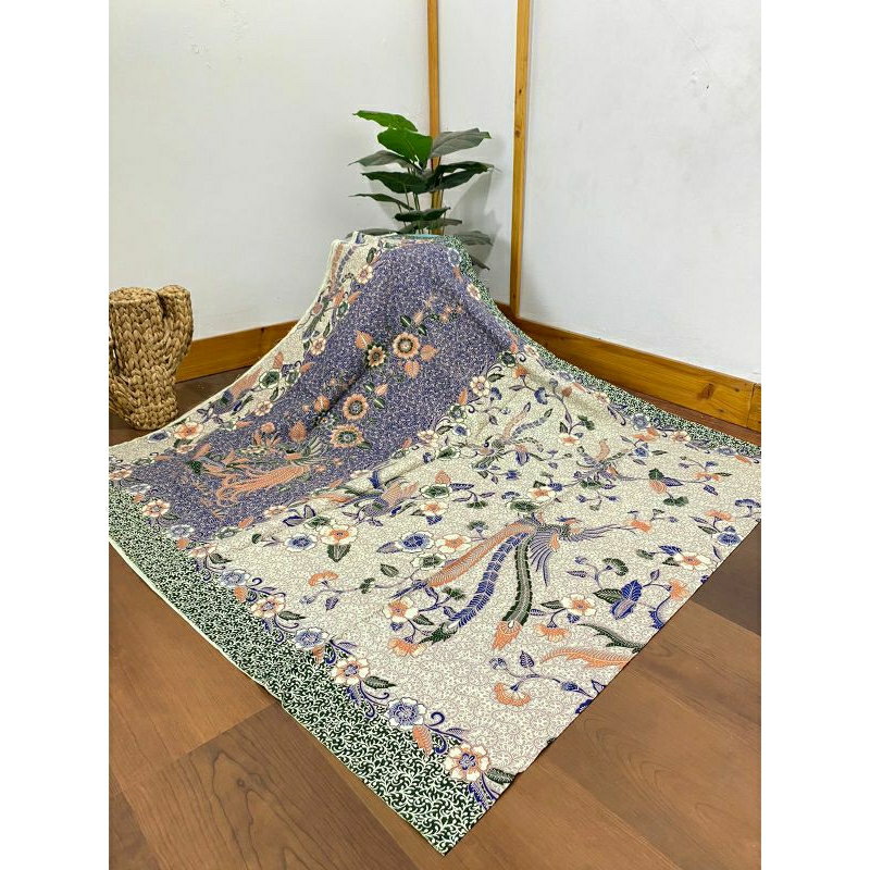 KAIN BATIK LAWEYAN SOLO ALUSAN MERAK ENCIM UNGKEL UNGU