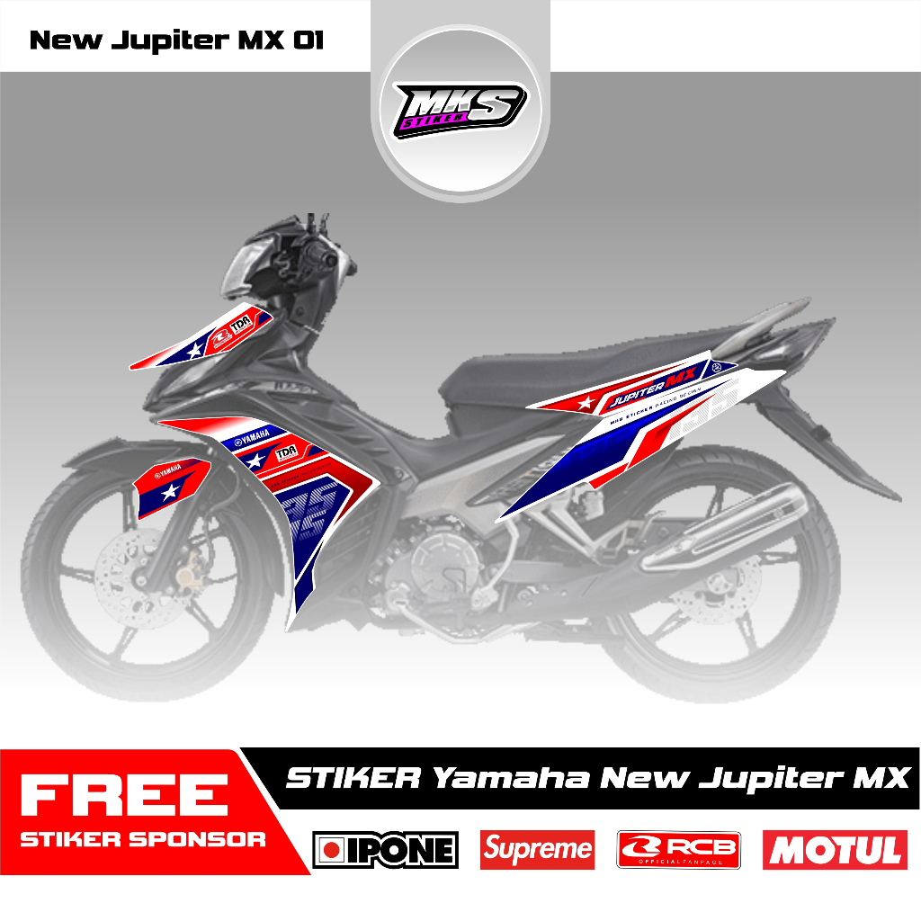 STIKER JUPITER MX NEW, STRIPING JUPITER MX NEW, DECAL JUPITER MX NEW