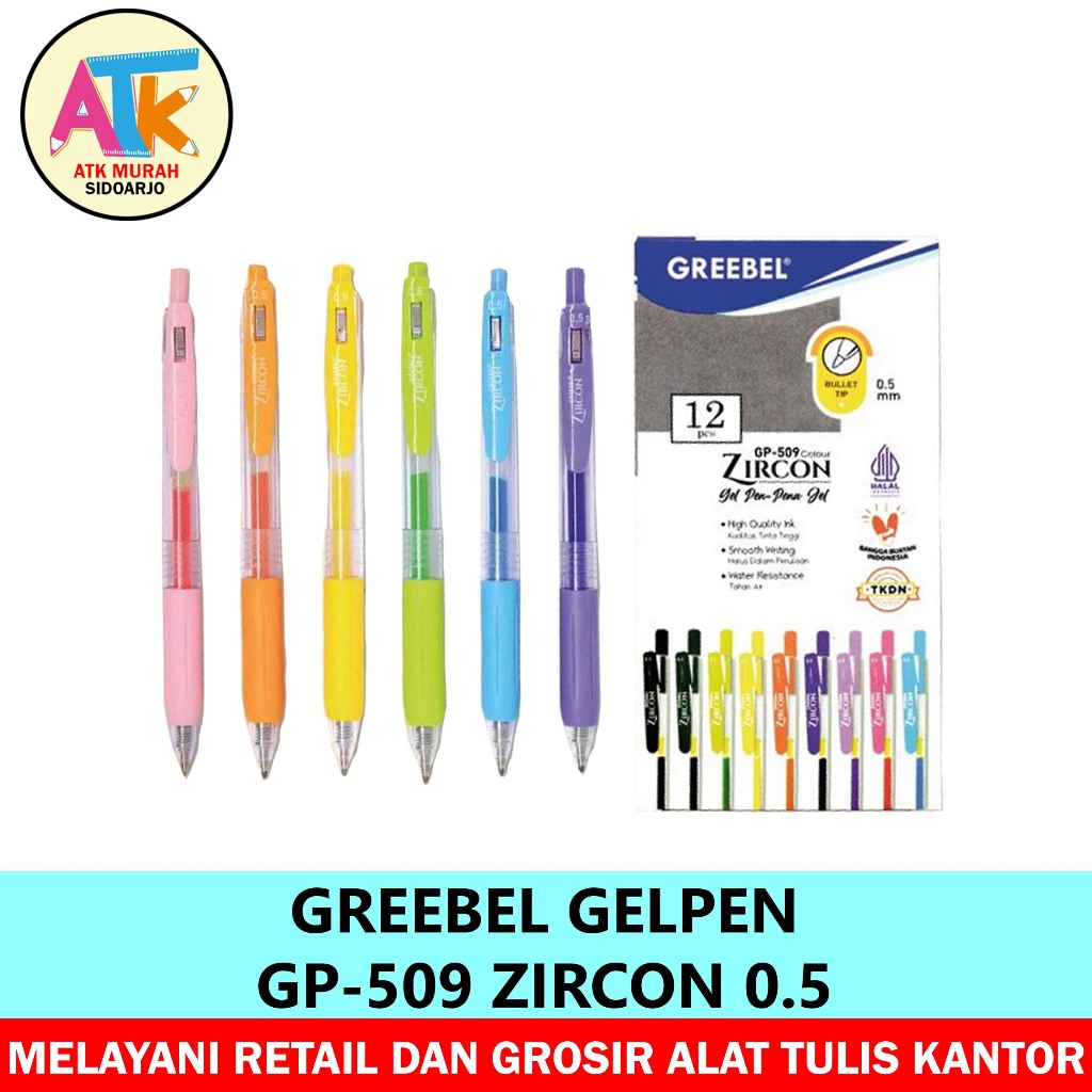 

GEL PEN - GREEBEL GELPEN GP-509 ZIRCON 0.5