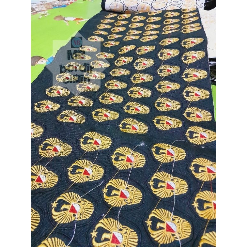 EMBLEM TOPI TNI AD anak | satuan | pocil | bordir emblem topi | polisi anak satuan