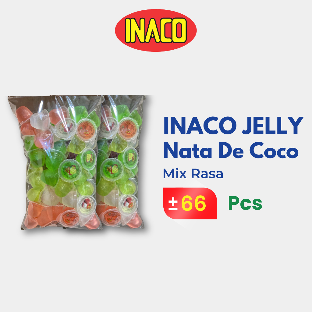 

INACO Jelly 1Kg ISi +/- 66 Pcs Mix aneka rasa (EXP April 2026)