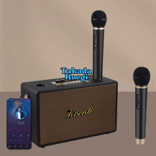 Speaker Spiker Sepeker Mic Mik Mikrofon Audio Musik Karaoke Karoke Bluetooth Super Bass ORIGINAL