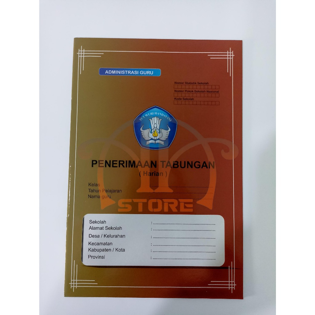 

Buku Administrasi Penerimaan Tabungan Harian