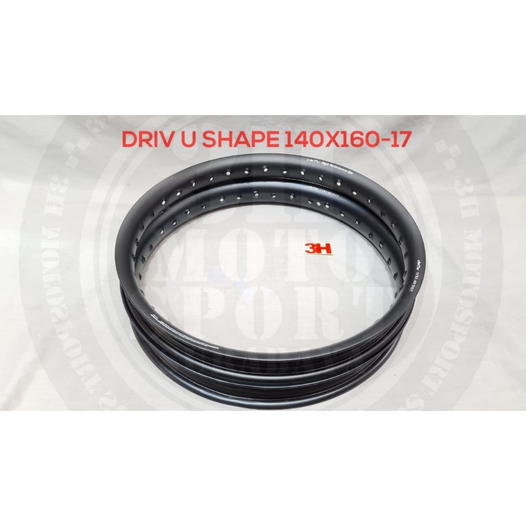 VELG DRIV U 140/160-17 WARNA HITAM SILVER